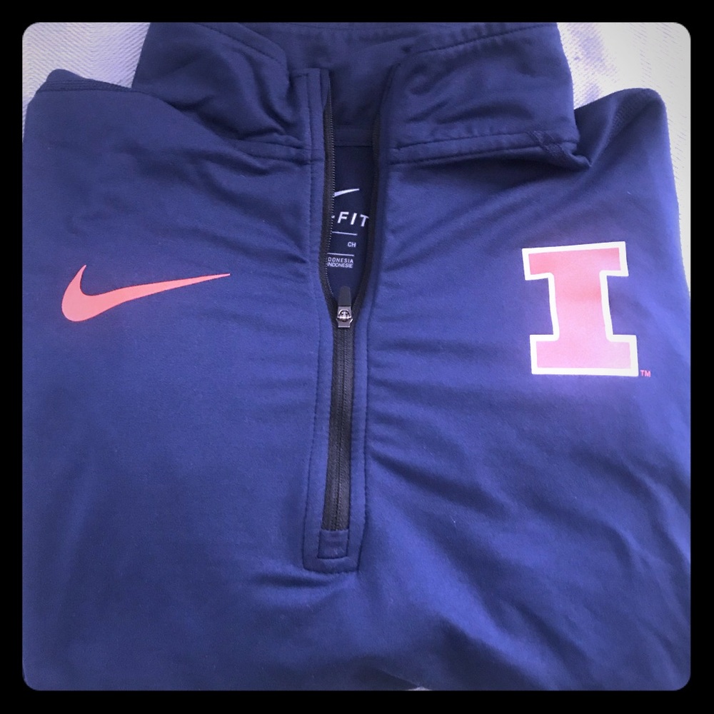 Illinois Nike DriFit Pullover